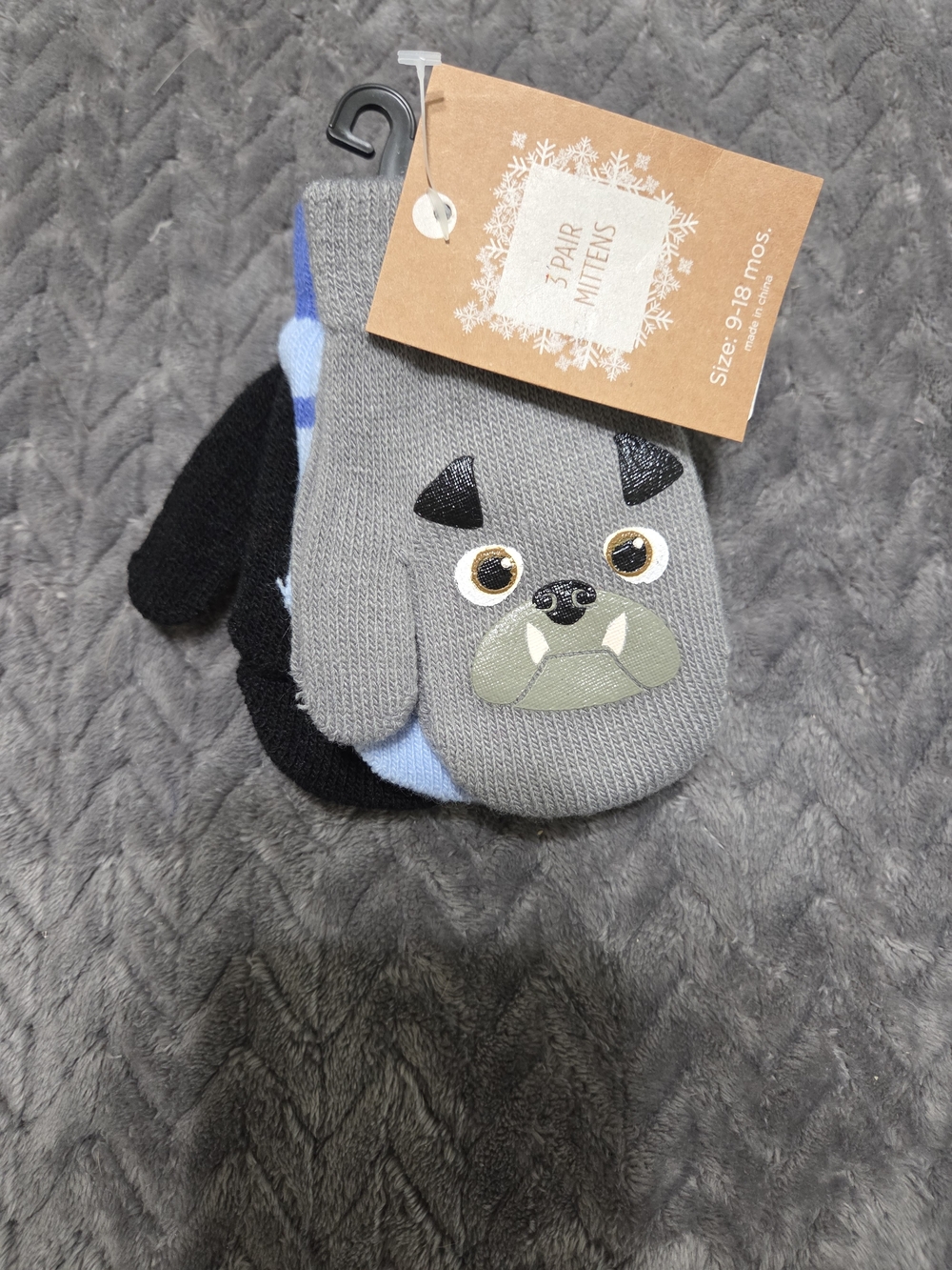 Kohl's Kids Mittens - 3 Pair Set